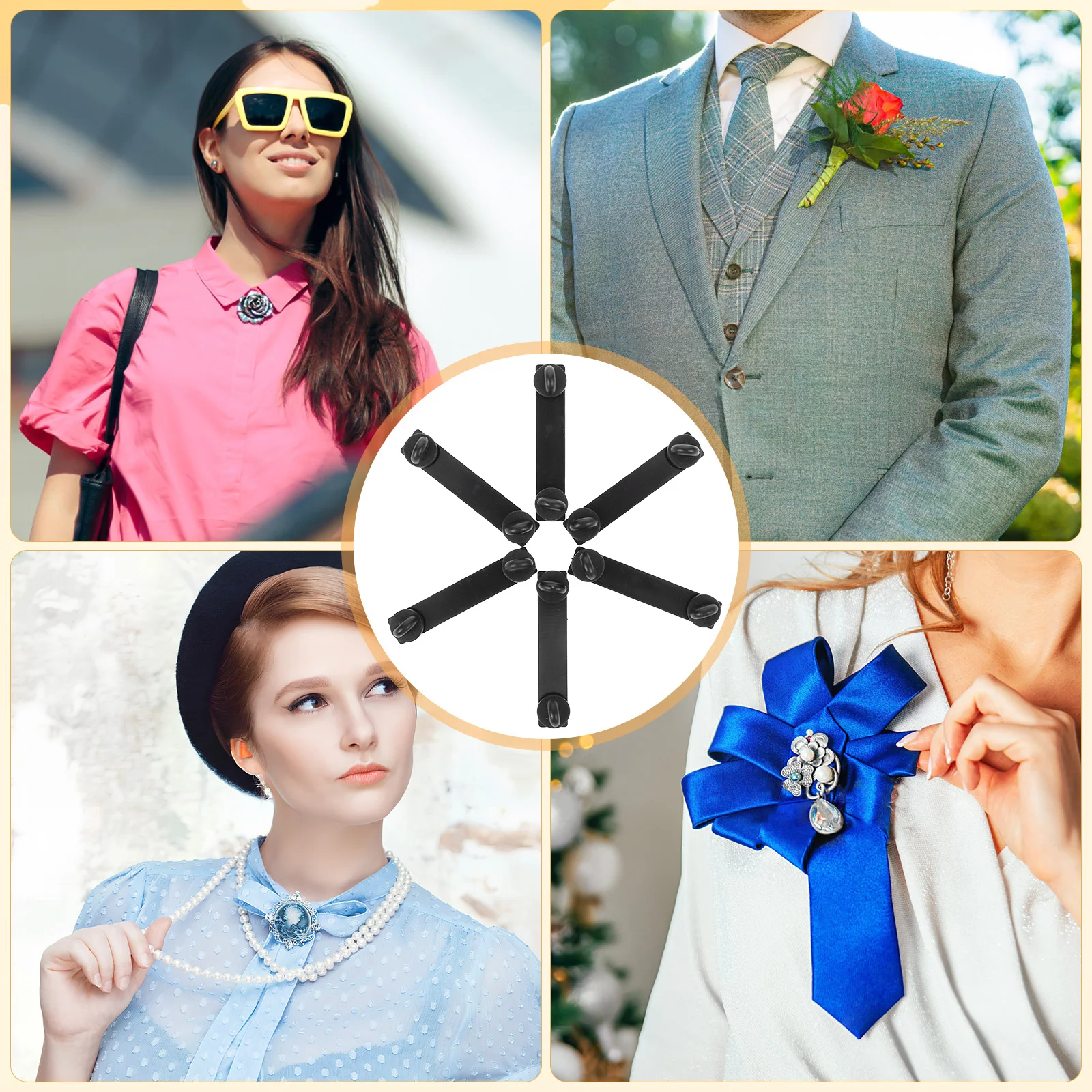 

10pcs Rectangular Pin Backs For Diy Jewelry Making Craft Enamel Pins Brooch Clutch Locking Pin Back Badge Pins Backs