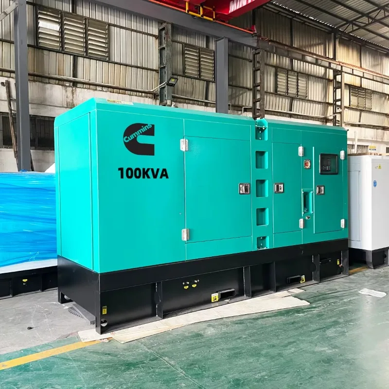 Customized Silent Type Water Cooled Diesel Generator Set Weichai For Auto Start ATS 3 Phase 4 Wire 50KVA/100KVA Grupo Electrogen
