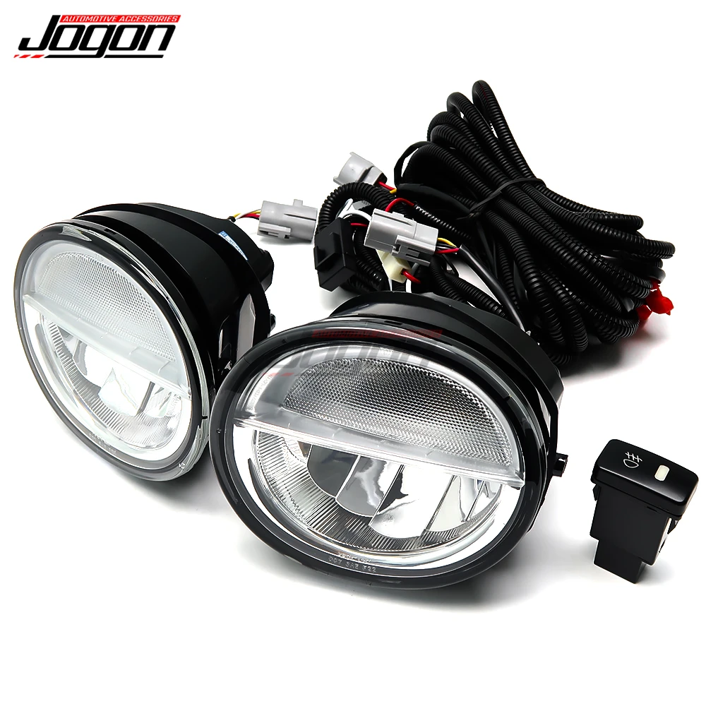 LED Front Bumper Fog Lamp Light For Toyota LC70 FJ70 FJ76 FJ77 FJ78 FJ79 LC71 LC76 Car Accessories Daytime Running Light