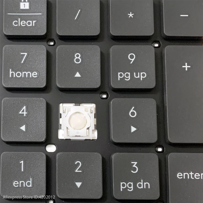 Replacement Keyboard Laptop KEY & Clips For Logitech K950 1 2 3 4 5 6 7 8 9 0 enter Cap Keycap And Hinge