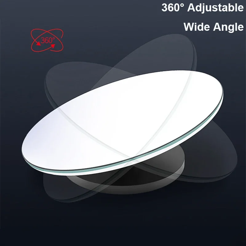 

Universal Car Blind Spot Mirror 360° Adjustable Wide Angle Convex Rearview Safety Parking Assistance Reflective Auto Accessory