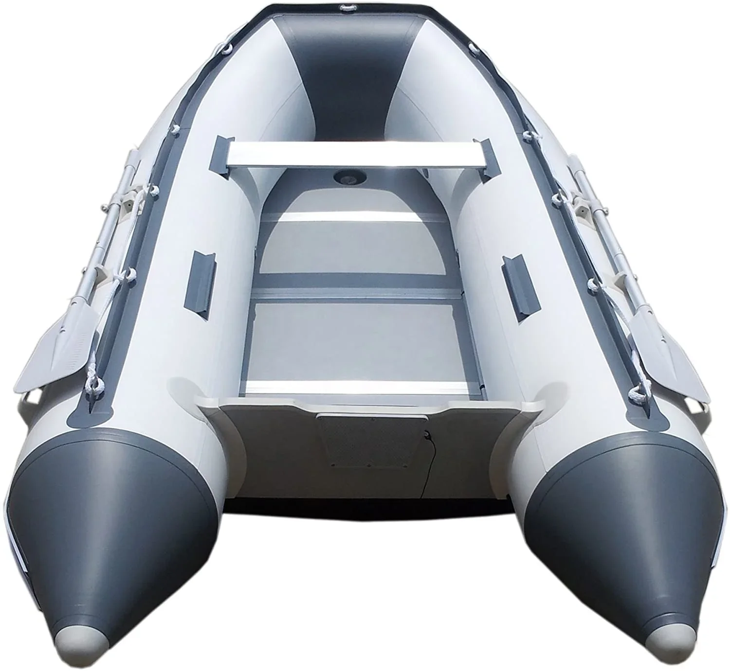 Bote deportivo inflable de pvc para 2-6 personas, kayak de pesca familiar, seguro, fácil de instalar, bote de remos, Amazon 3