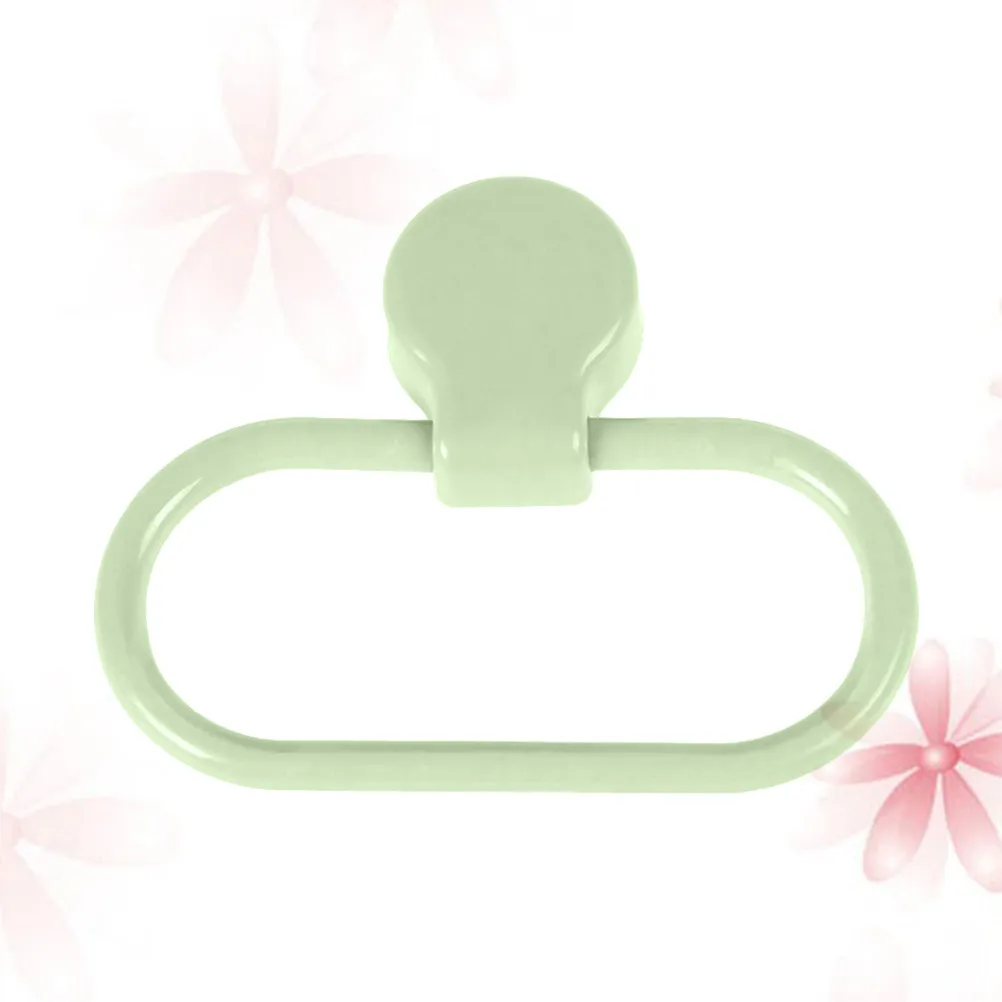 

Modern Self-Adhesive Towel Ring Premium ABS Material No Drill Mounting for Bathroom Kitchen Towel Storage Easy Clean Surface