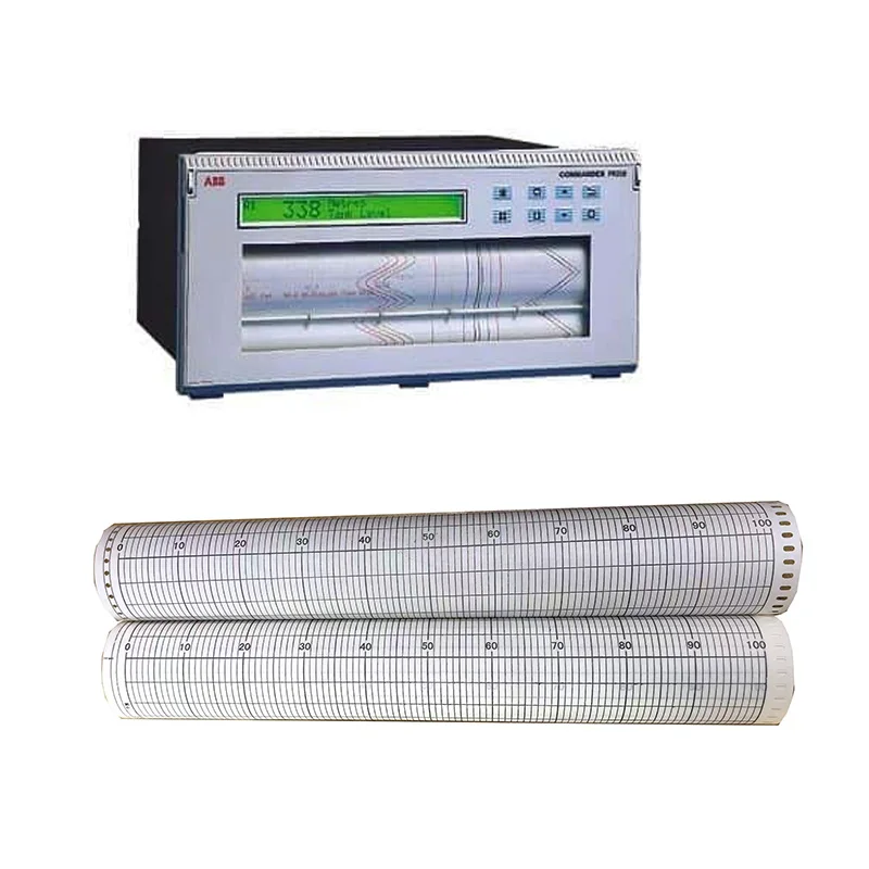 ABB CHART RECORDER Commander PR100 ROLO CHART PAPEL PR250/9006R 0-100