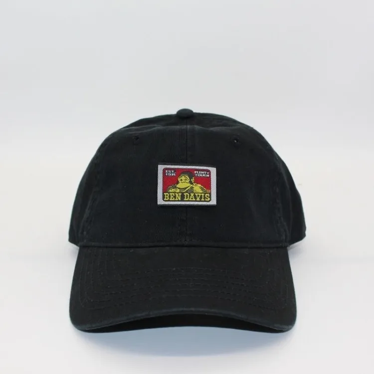 BEN DAVIS US Version Canvas Curved Brim Baseball Cap Retro Couple Dad Hat Men Women Classic