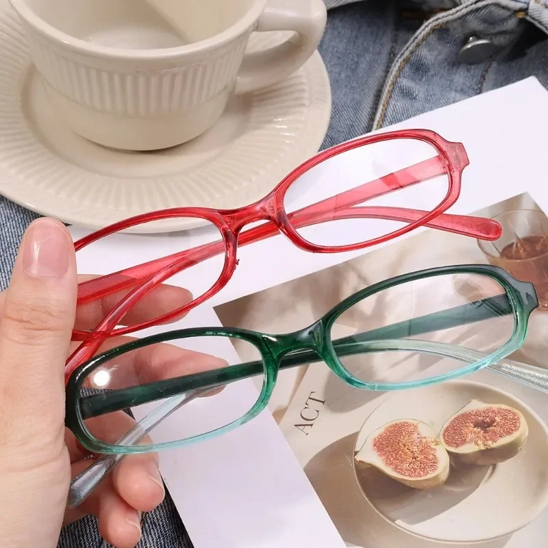 Y2K Small Oval-Square Fashion Glasses — product information 20
