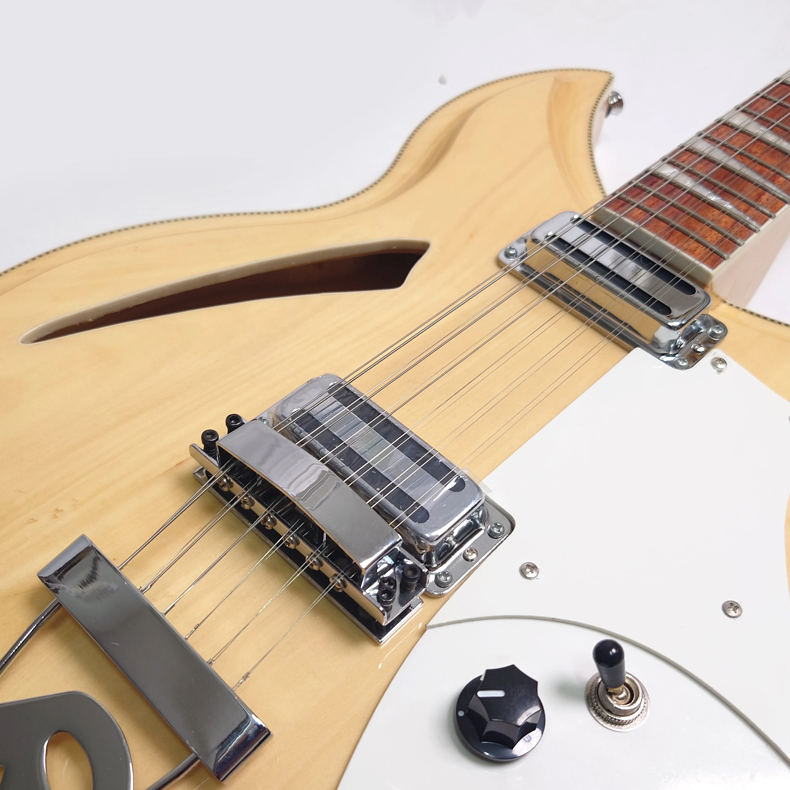 Semi Hollow Body Electric Guitar 360 Semi-Acoustic Electric Guitar 6/12 String Toaster Pickups R Bridge Premium Design view 5
