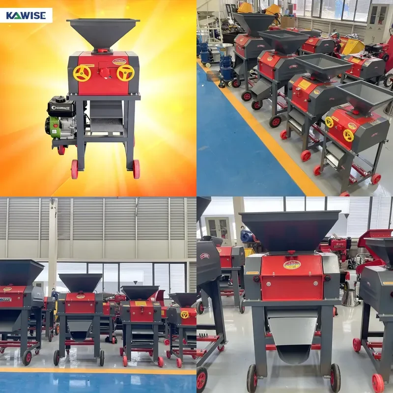 Engine Kernel Breaker Bean Splitter for Soybean Peanut Corn Seed Cracking Small Scale Animal Feed Production