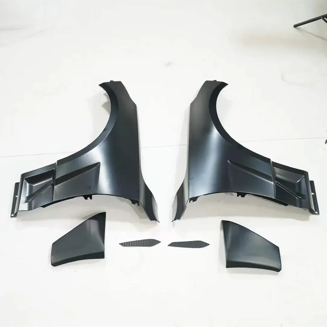 A Pair Car Fenders For Cadillac CT5 2020-2023 Car Side Spoiler Upgrade Black Wing Style Auto Accessories Body Parts