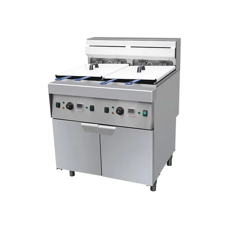 SFW Certificate 30L 60L Commercial Automatic Deep Fryer for Chicken Donut Potato Funnel Cake Other Favorites