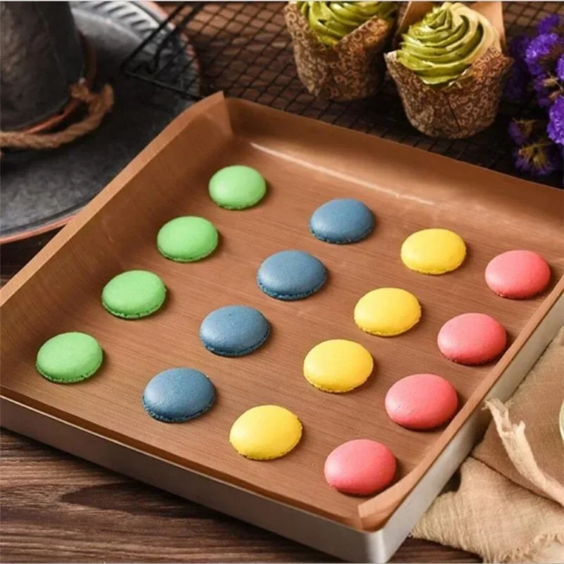 1Pcs Reusable Resistant Baking Sheets Oil-proof Paper Cloth Oven Pad Non-stick Baking Mat Fiberglass Cloth Baking Tools New