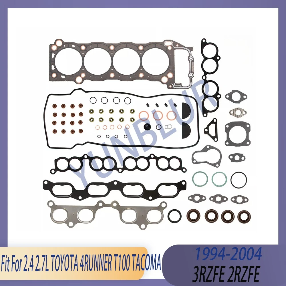 

Engine Parts Cylinder Head Full Gasket Set Fit 2.4 2.7 L Gas 94-04 3RZFE 2RZFE For TOYOTA 4RUNNER T100 TACOMA