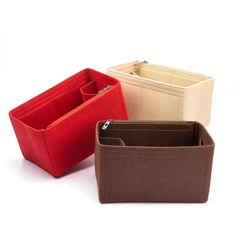 WUTA ورأى إدراج مقسم حقيبة ل LV سبيدي 20 25 30 35 حقيبة يد رفرف حقيبة داخلية ماكياج السفر محفظة تخزين حمل حقيبة الملحقات #4