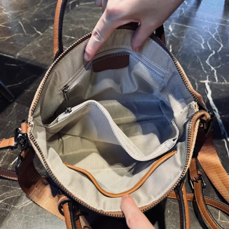 Echt leder Casual Handtasche für Frauen neue Luxus Umhängetasche Messenger Modemarke Designer Trends Handtasche