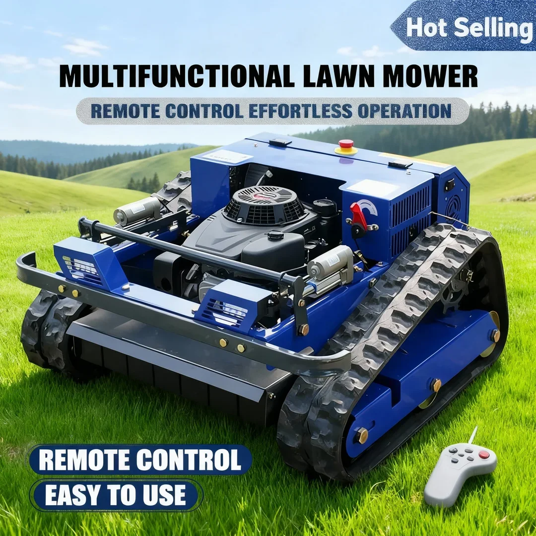 

Инновационная самоходная газонокосилка 2026 года с дистанционным управлением – Прямые поставки с завода, простое управление, гусеничный привод