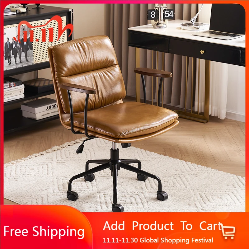 

Swivel Study Office Chair Throne Ergonomic Mobile Executive Comfortable Office Chair Desk Nordic Silla Oficina Salon Furniture
