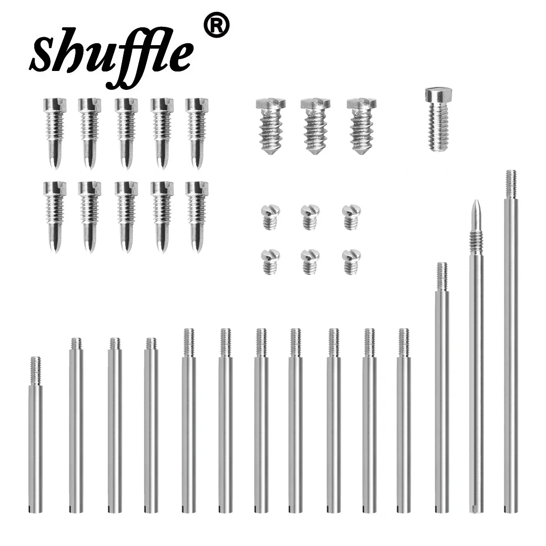 34Pcs set di strumenti di riparazione per clarinetto parti di manutenzione viti per asta filettata parti di ricambio per clarinetto accessori per