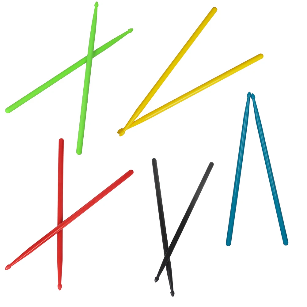 Bacchette in nylon 5A Bacchette a percussione professionali per la pratica della musica Durevole Leggero Ideale per principianti Concerti di banda