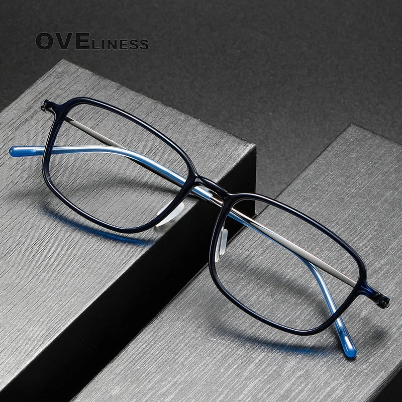 

Acetate Titanium Glasses Frame men Women 2025 New Vintage square male Myopia Prescription Eyeglasses frames Spectacles Eyewear