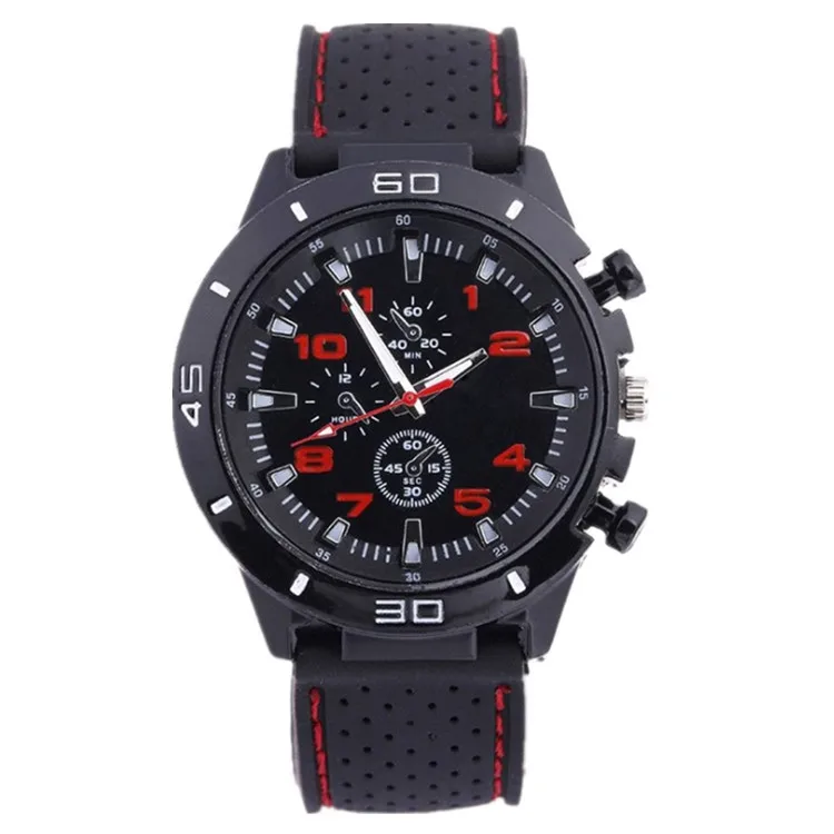

2025 Quartz Watch Men Military Watch Men Quartz Watch Sports Leisure Fashion Watch Gift Breathable Silicone Luminous Men's Watch