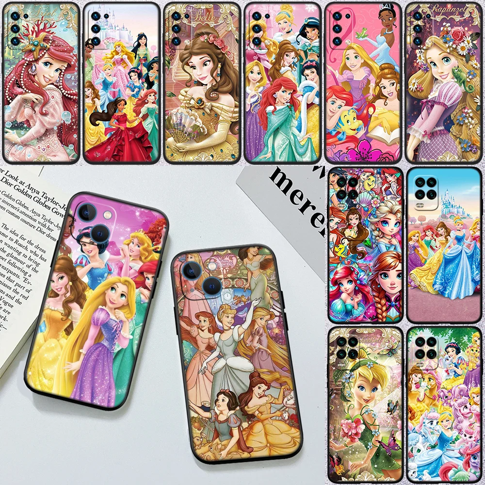 DS5 Disney Princess Shell Phone Case for Samsung Galaxy Note 10 20 S23 S24 S25 Ultra FE Plus Edge Lite A02S A35 A07 A17