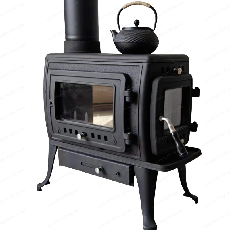 

Дровяной камин, чугунная отопительная печь, отдельно стоящий водогрейный камин