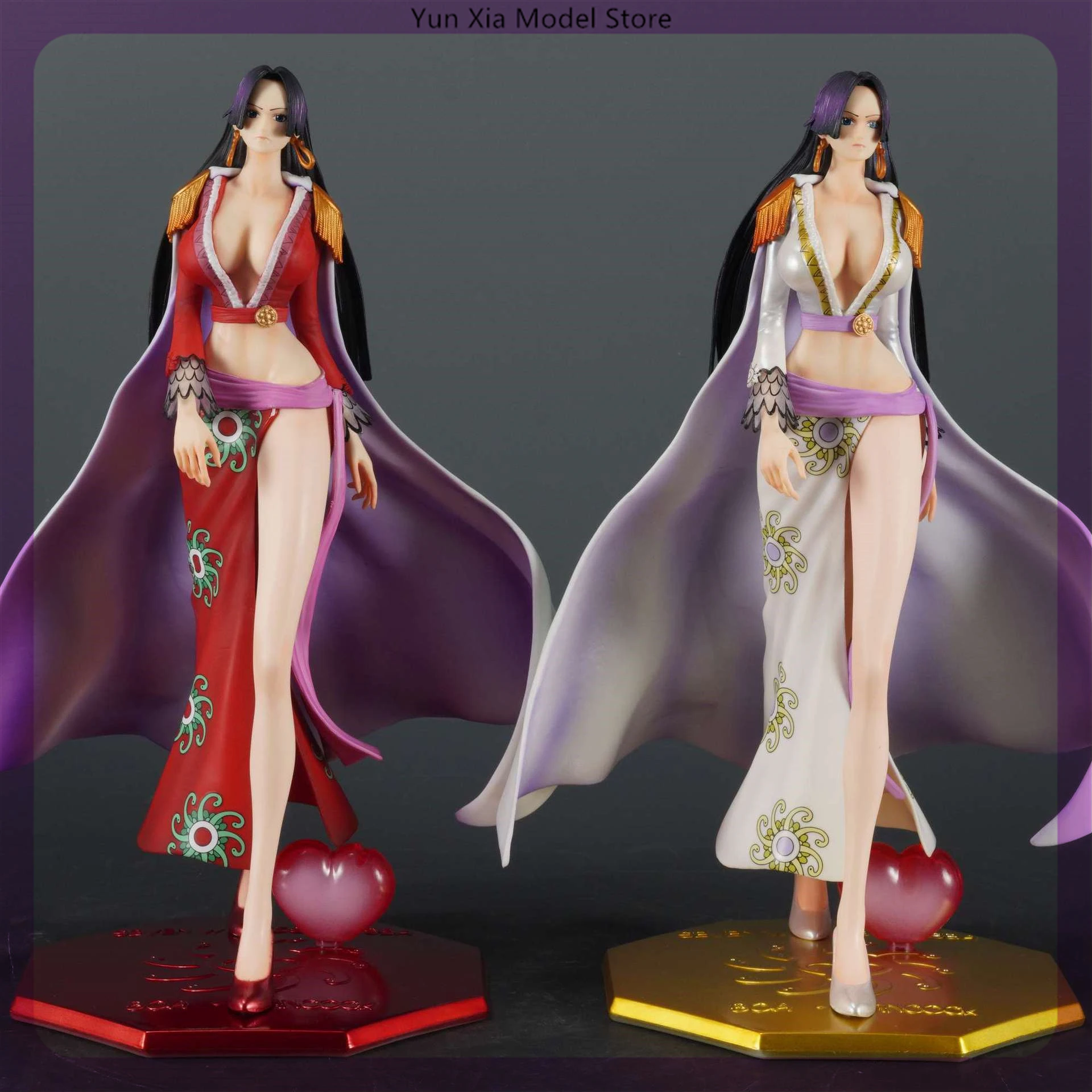 26.5cm One Piece Hancock Two Colors Standing Position Anime Girl Figure Model Statue Collection Desktop Decoration Ornament Toys