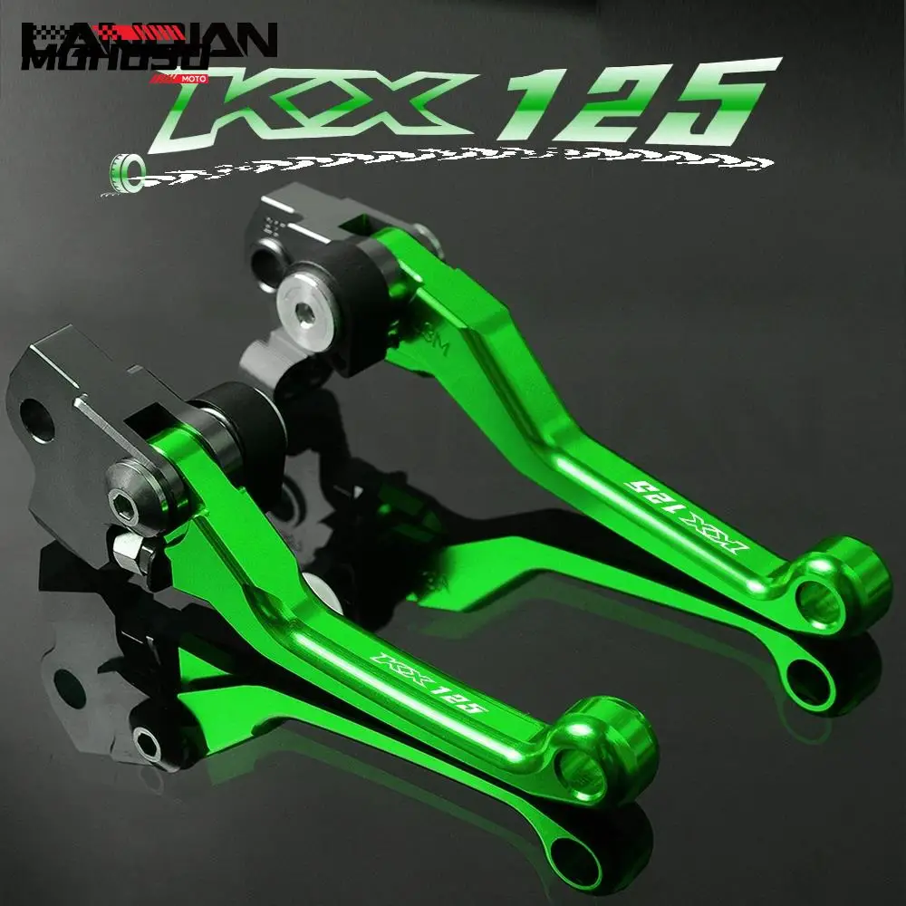 

KX125 Brake Clutch Lever Dirt Pit Bike Brake Clutch Levers Grips For Kawasaki KX125 KX 125 2001-2008 2004 2005 2006 2007 Parts