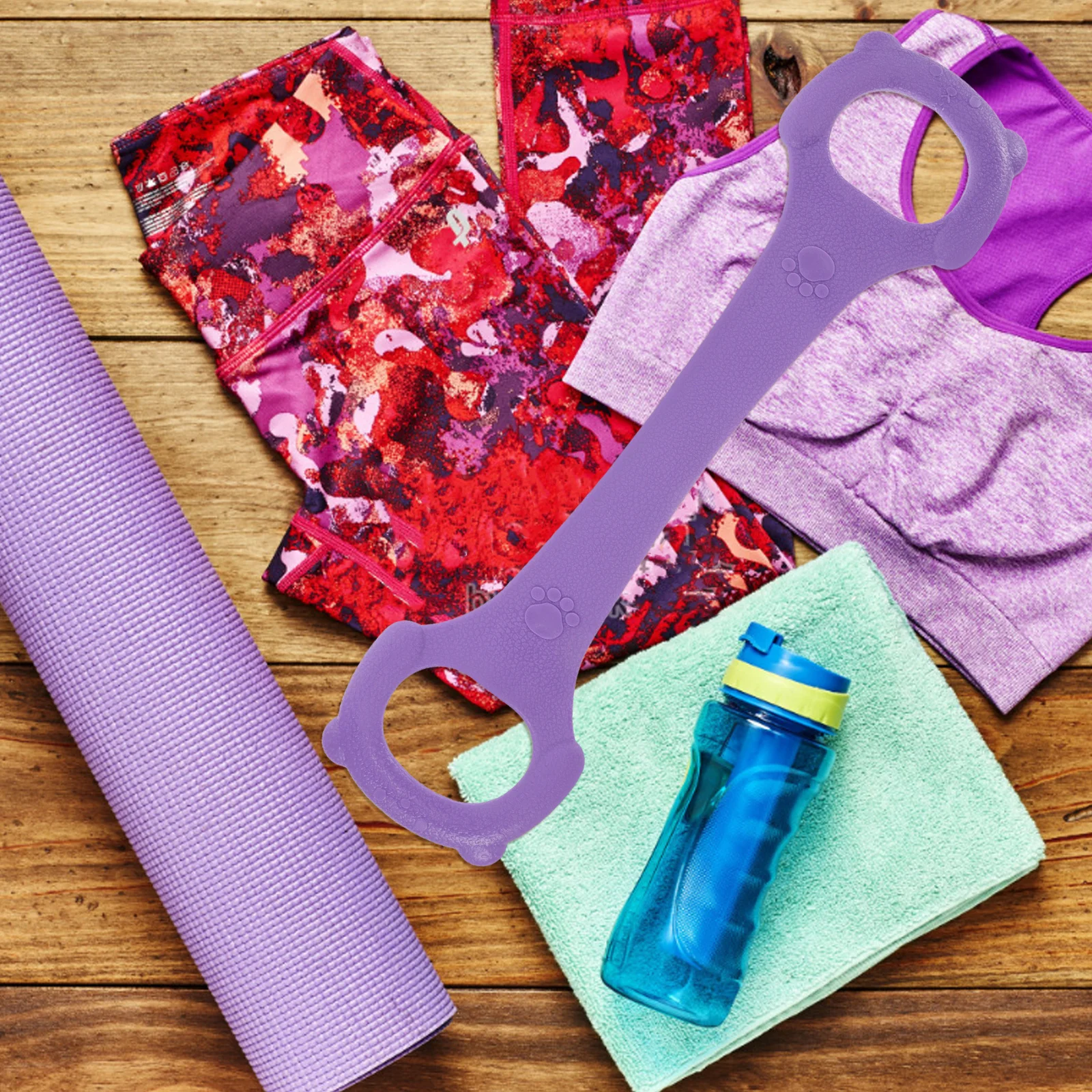 요가 및 저항 훈련용 스트레치 밴드 높은 탄성 Tpe 소재 유연성을 위한 휴대용 경량 운동 밴드