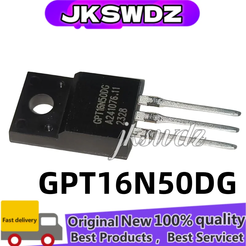 

10PCS New quality GPT16N50DG 16N50DG HX16N50 16N50 TO-220F MOSFETJSWDZ