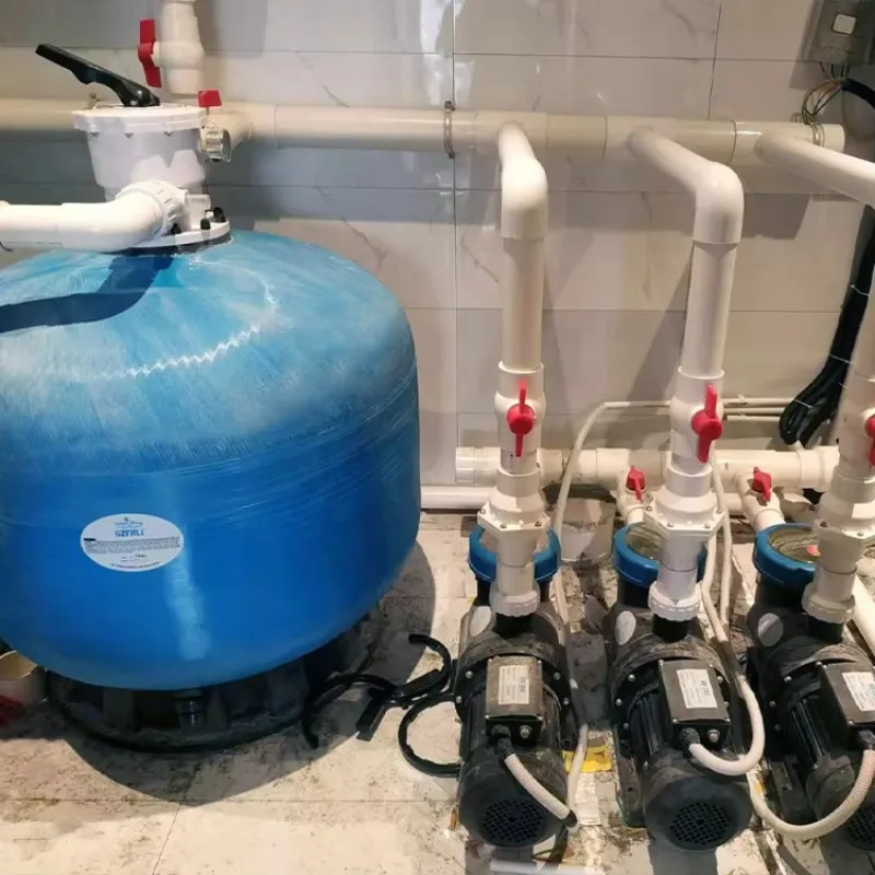 

STLF Fiberglass Pool Filter System Swimming Pool Sand Filter and Pump