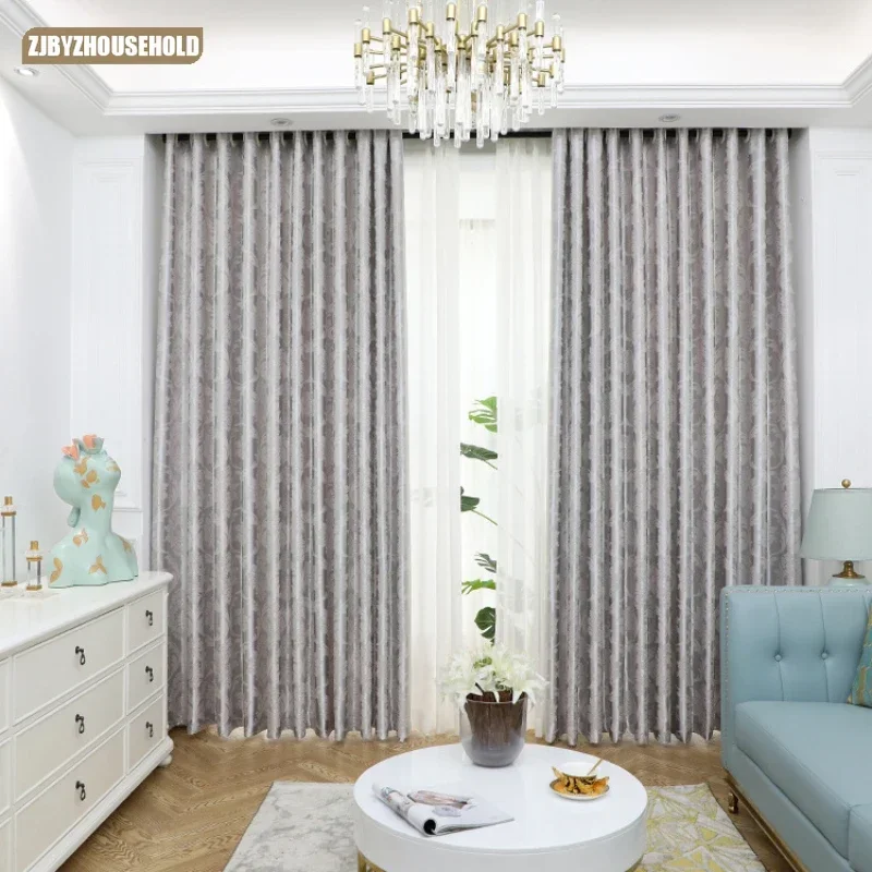 

European Curtains Living Dining Room Bedroom Style Sun Protection and Heat Insulation Curtains Curtains for Living Dining Room
