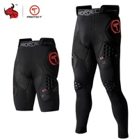 Pantalones transpirables para motociclismo con armadura de rodilla y cadera, equipo de protección ligero para Motocross, conducción en la calle, certificado CE