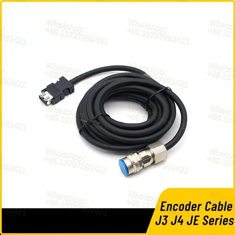 High Power Servo Motor Encoder Cable  MR-J3ENSCBL3M-L MR-J3ENSCBL8M-L MR-J3ENSCBL10M-L for MR-J3 J4 JE Serial