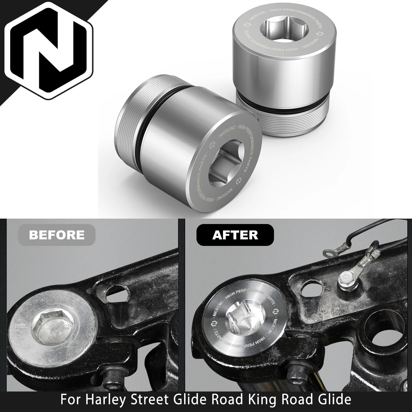 for-harley-street-glide-flhx-road-king-special-2014-2024-front-fork-tube-extender-ultra-limited-tri-glide-ultra-electra-glide