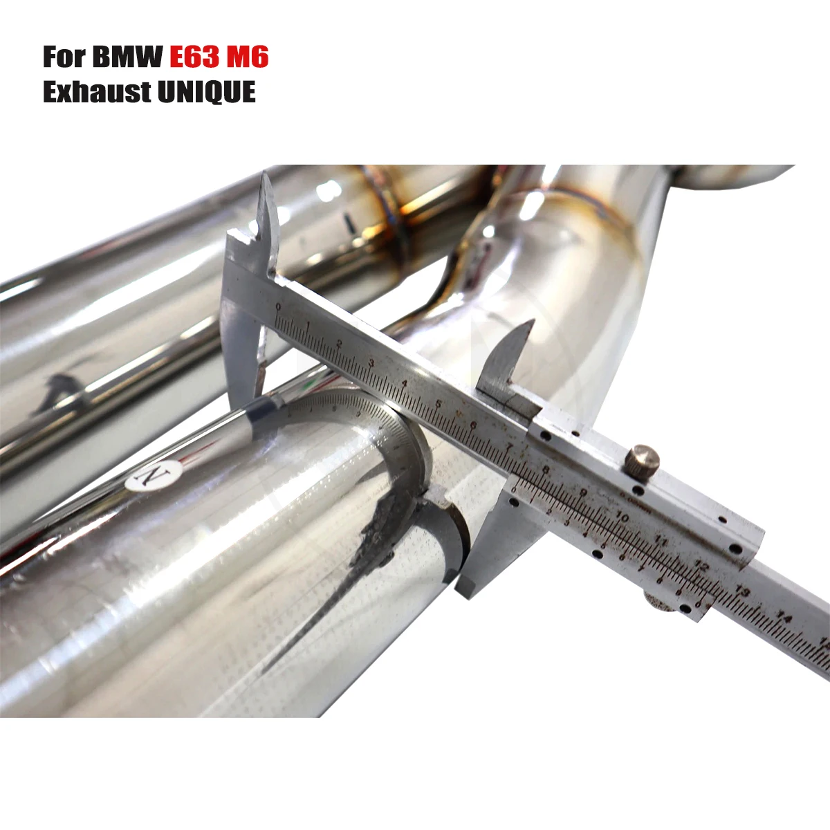 تصميمات فريدة من نوعها BMW E63 E64 M6 5.0L T304 نظام عادم صمام رياضي من الفولاذ المقاوم للصدأ