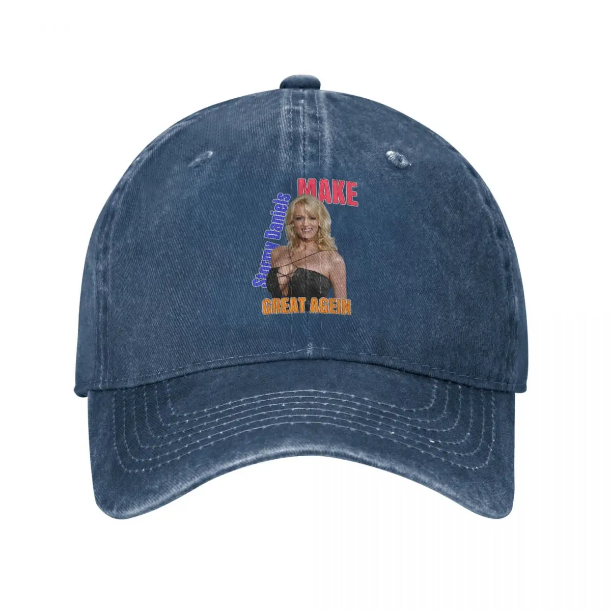 

Stormy Daniels Valentina Hramov Unisex Baseball Cap Distressed Washed Caps Hat Fashion Outdoor Summer Unstructured Soft Headwear