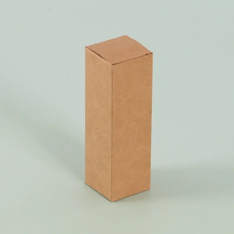 50Pcs Small White Kraft Paper Box for Gift Product Cardboard Packaging Boxes for Business Birthday Chirstmas Wedding Party