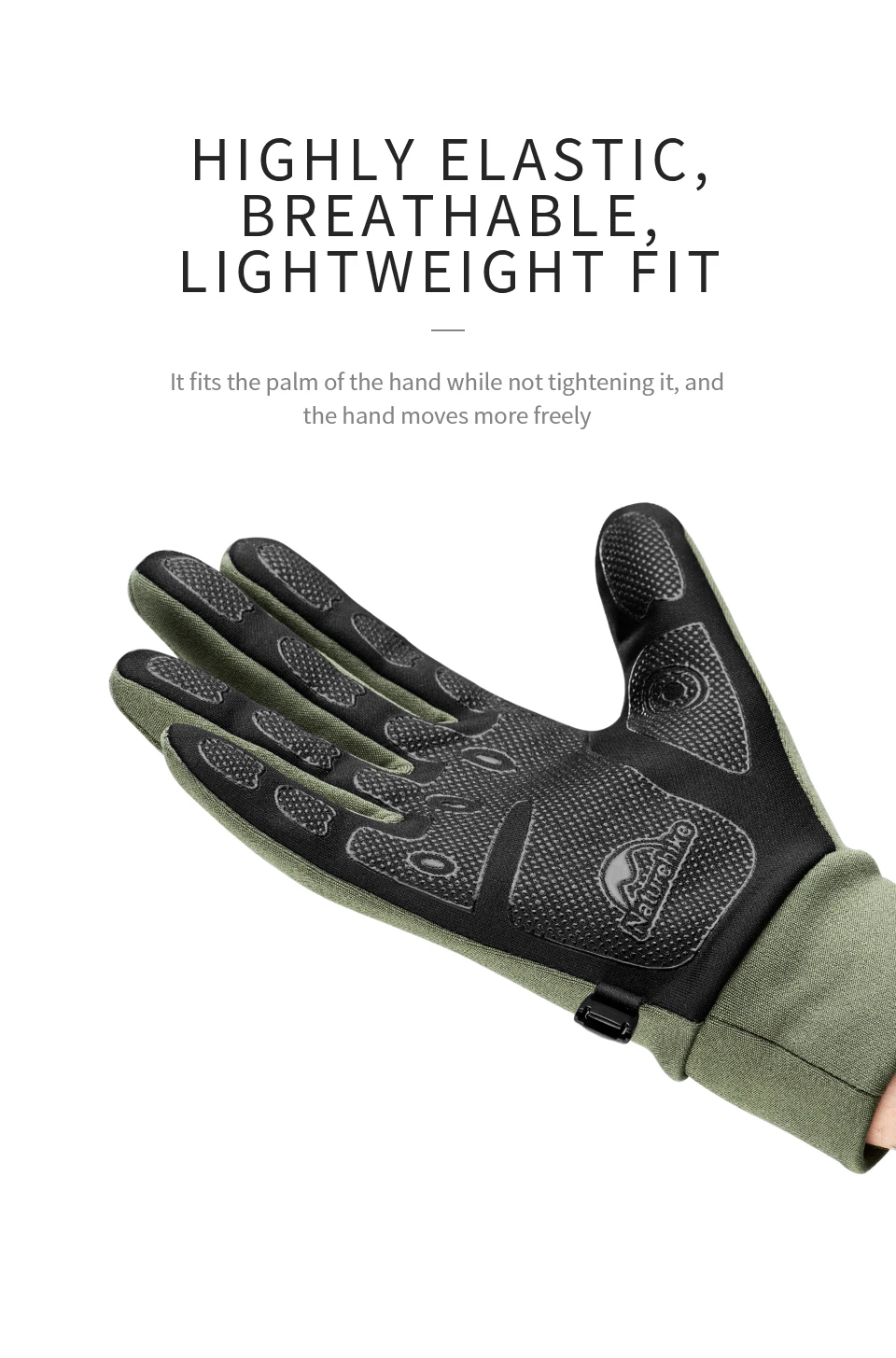 Naturehike Winterhandschuhe Daunenfüllung Wasserdichte Handschuhe Touchscreen Ultraleicht Camp Skifahren Sporthandschuhe Outdoor-Fahrradhandschuhe – Detail 5