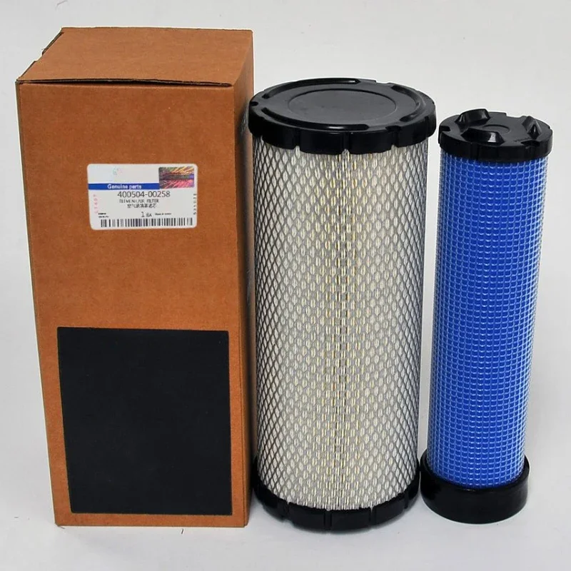 400504-00258 excavator air filter suitable for Daewoo Doosan DX55 DX60 DX75-9C excavator air filter special accessories