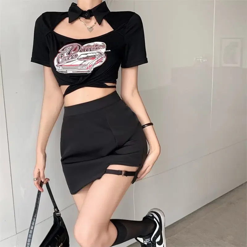 Röcke Frauen Sexy Mode Elegante Zarte Einfache Alle-spiel Hohe Taille Herbst Design Solide Damen A-line Koreanischen Stil Mini süße