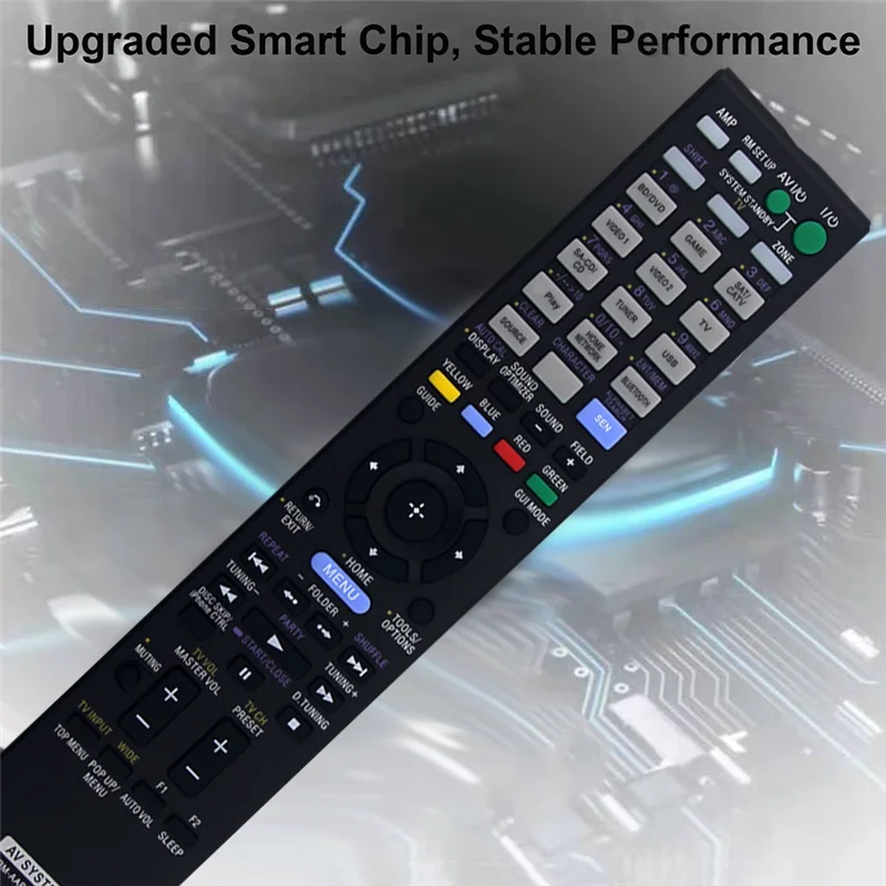 استبدل جهاز التحكم عن بعد RM-AAP078 لجهاز التحكم عن بعد Sony AV SYSTEM-A86G