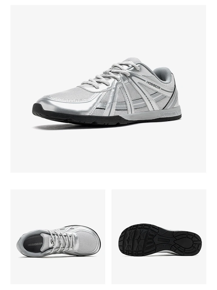 HOBIBEAR Barfuß-Laufschuhe mit breiter Zehenbox, Unisex Cross-Training-Sneaker, klassische Retro-Schnürschuhe – Detail 20