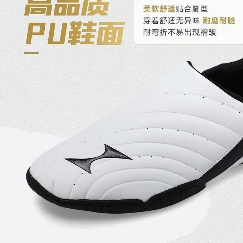 2025 جديد أحذية التايكوندو الرجال النساء الفاخرة العلامة التجارية تاي تشي أحذية الأزواج مريحة لينة فنون الدفاع عن النفس أحذية رياضة التدريب الأحذية #4