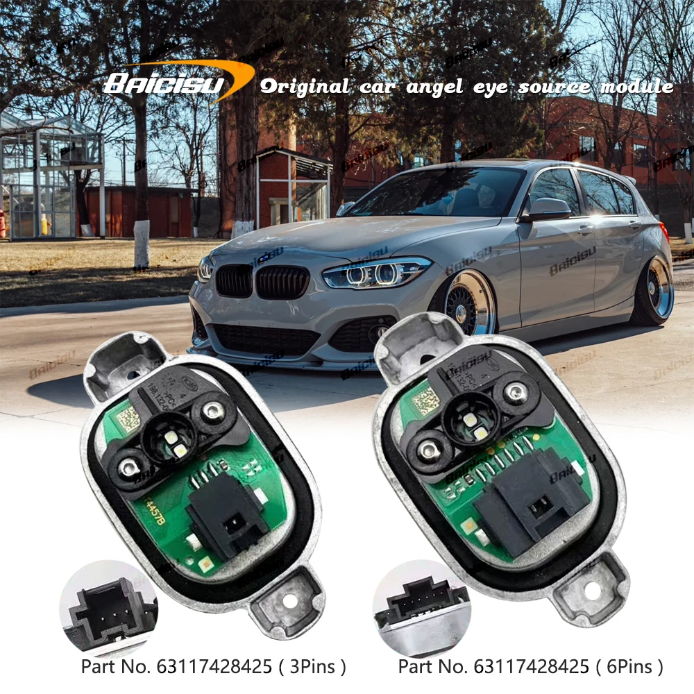 

Headlight LED DRL Turn Signal Light Module OEM 6311 7428 425 3Pins 63117428425 6Pins For BMW 1 SeriesF20 F21 116i LCI 2014-2019