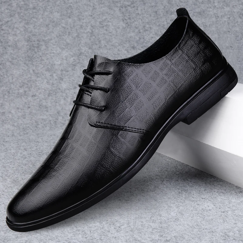 

Luxury Brand Men's Leather Shoes Business Casual Shoes Office Important Occasions Formal Shoes Men's Driving Shoes Anti Slip