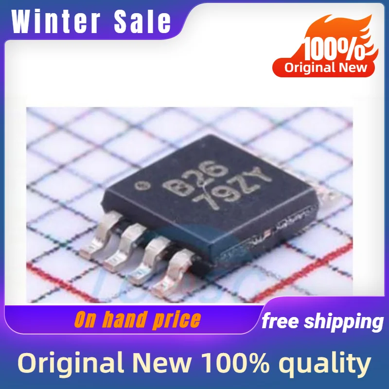 6 STKS Nieuwe INA326EA B26 MSOP8