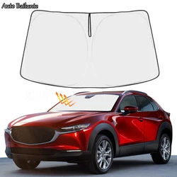 For Mazda CX-30 2019 2020 2021 2022 2023 2024 Car Windshield Sunshade Front Rear Window Visor Auto Accessories UV Protection