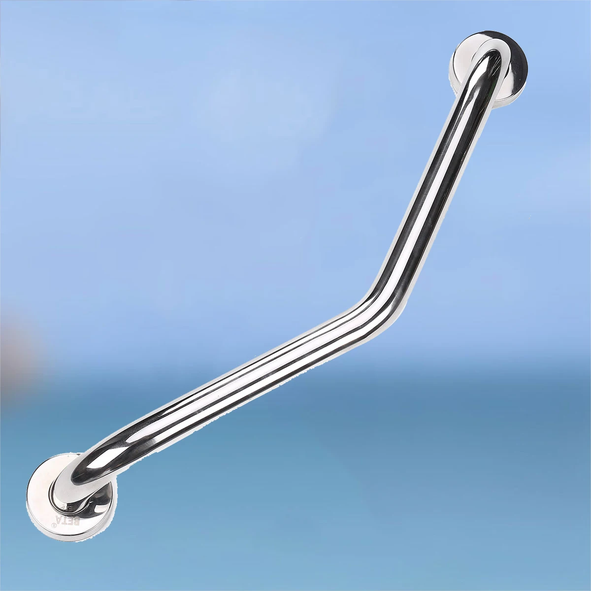 

Anti-slip Handrails Grab Bathroom Shower Silver Stainless Steel Ergonomic Design Easy Install Home Hotel Public Places
