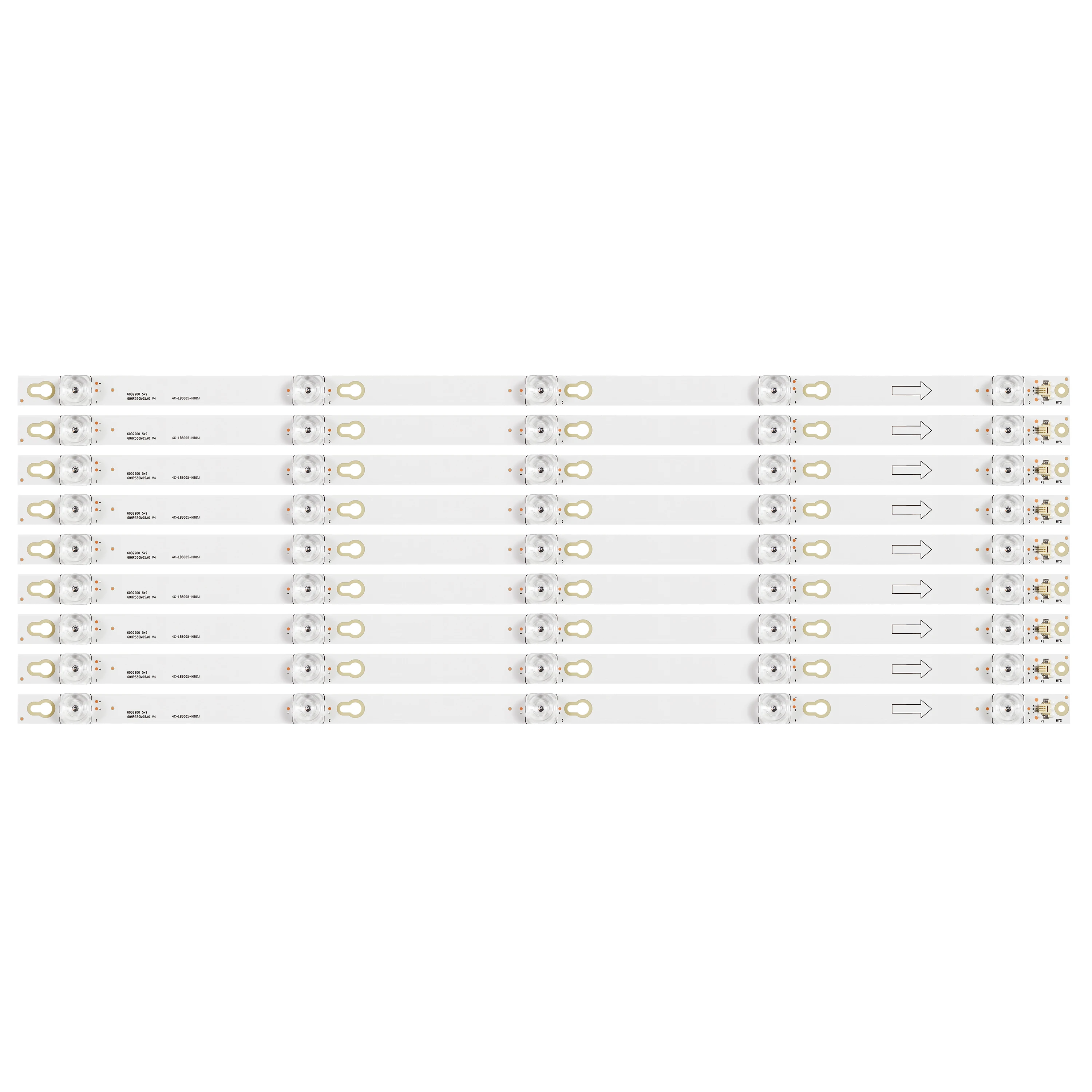 LED 바, TCL U60V6026 60D2900 60A730U L60P2-UD 60U6700C 4C-LB6005-HR01J LVU600LG0T5 TOT 60D2900_9X5_3030C 60HR330M05A0